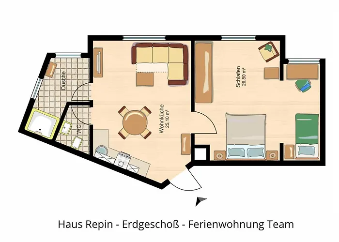 Daire Haus Repin, Oberhof, Historische Am Rennsteig, Thueringer Wald