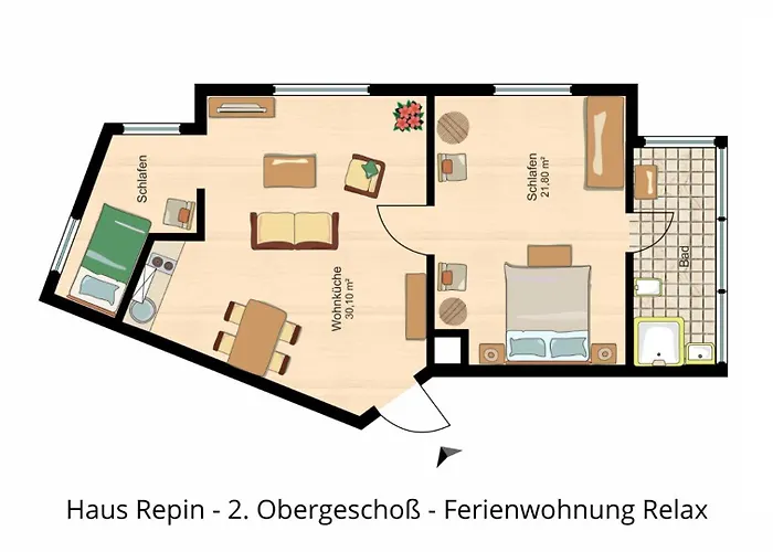 Daire Haus Repin, Oberhof, Historische Am Rennsteig, Thueringer Wald